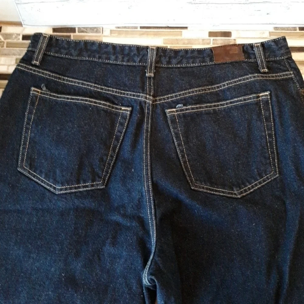 Lands End relaxed fit tapered leg tradition waist